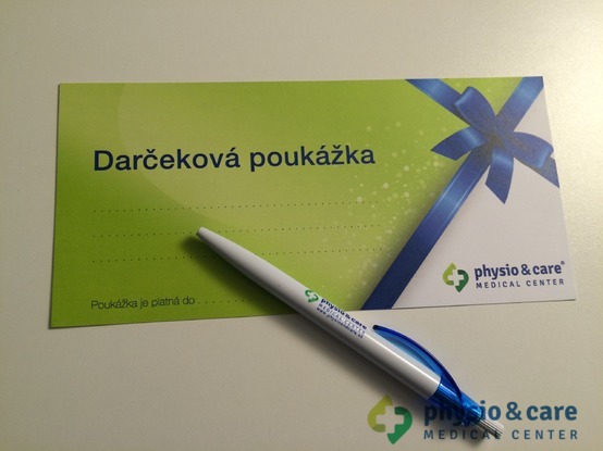 Darčeková poukážka physio & care MEDICAL CENTER