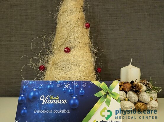 Vianočná darčeková poukážka physio&care fyzioterapia Bratislava